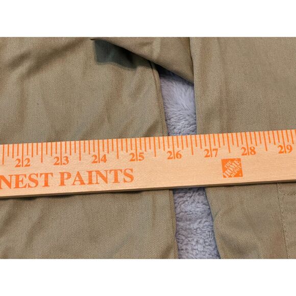 Dickies Men's L/S Button Down Work Shirt Reflective Stripes Tan Size X-Large - Picture 3 of 9